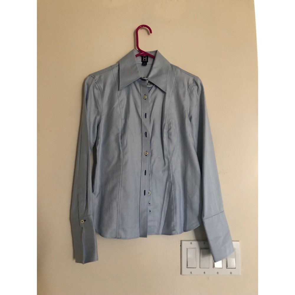 Blue long sleeve shirt